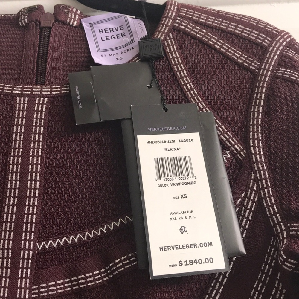 SOLD - NWT Herve Leger Dress - Picture 8 of 8